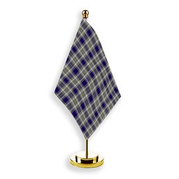 ScotsTee Shop Scottish Livingstone Dress Tartan Plaid Desk Flag