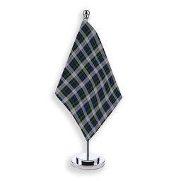 ScotsTee Shop Scottish Gordon Dress Original Tartan Plaid Desk Flag