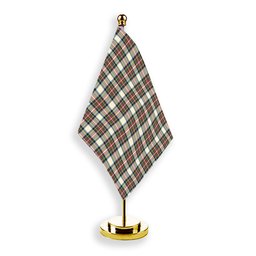 ScotsTee Shop Scottish Stewart Dress Modern SC Tartan Plaid Desk Flag
