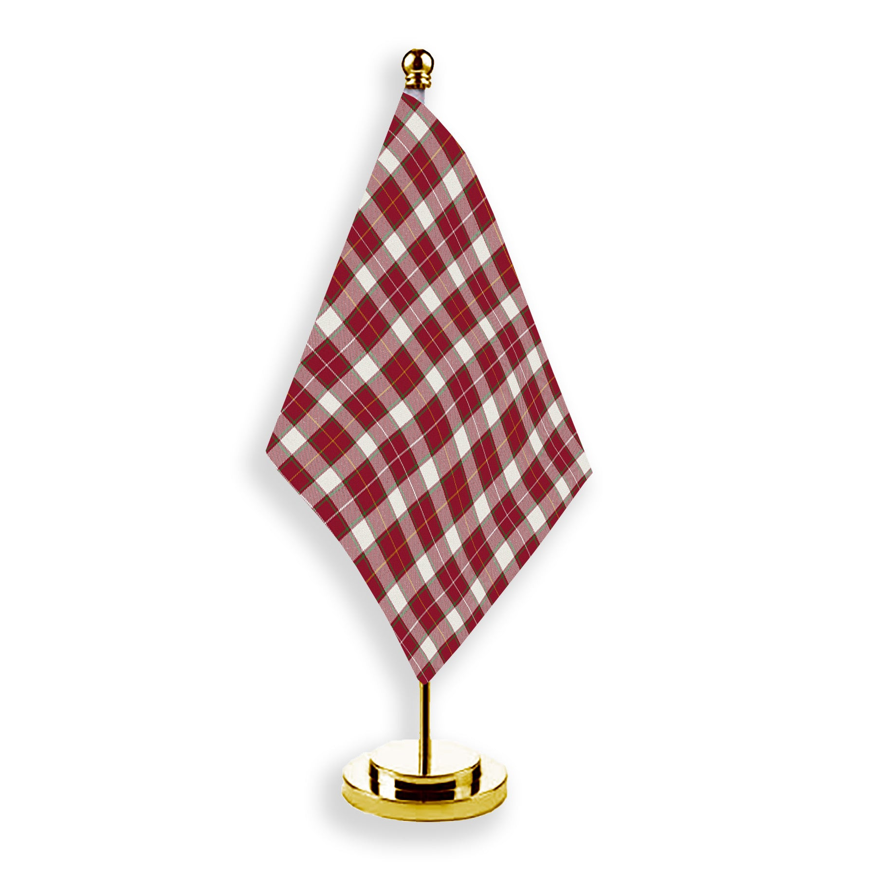 ScotsTee Shop Scottish MacFie Dress Modern Tartan Plaid Desk Flag