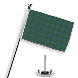 ScotsTee Shop Scottish Robertson of Struan Ancient Tartan Plaid Desk Flag