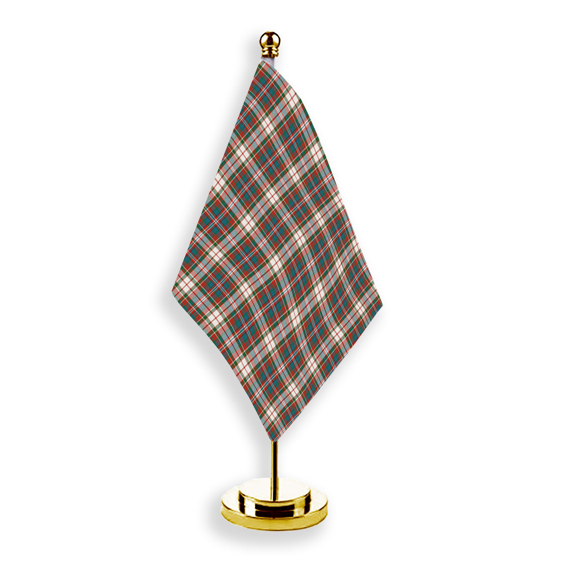 ScotsTee Shop Scottish McFarland Dress Ancient Tartan Plaid Desk Flag