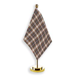 ScotsTee Shop Scottish McFarland Dress Ancient Tartan Plaid Desk Flag