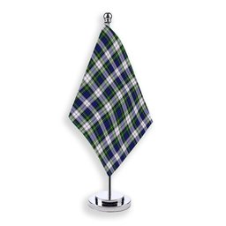 ScotsTee Shop Scottish Gordon Dress Modern Tartan Plaid Desk Flag