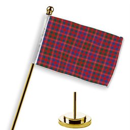 ScotsTee Shop Scottish MacColl Hunting Modern Tartan Plaid Desk Flag