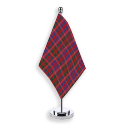 ScotsTee Shop Scottish MacColl Hunting Modern Tartan Plaid Desk Flag