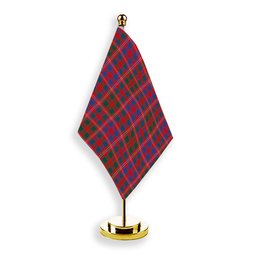 ScotsTee Shop Scottish MacColl Hunting Modern Tartan Plaid Desk Flag
