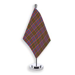 ScotsTee Shop Scottish MacColl Hunting Ancient Tartan Plaid Desk Flag