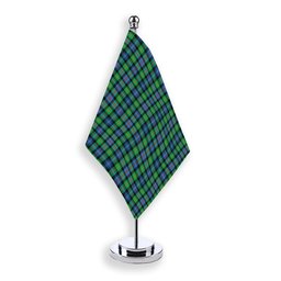 ScotsTee Shop Scottish Murray of Atholl Ancient Tartan Plaid Desk Flag