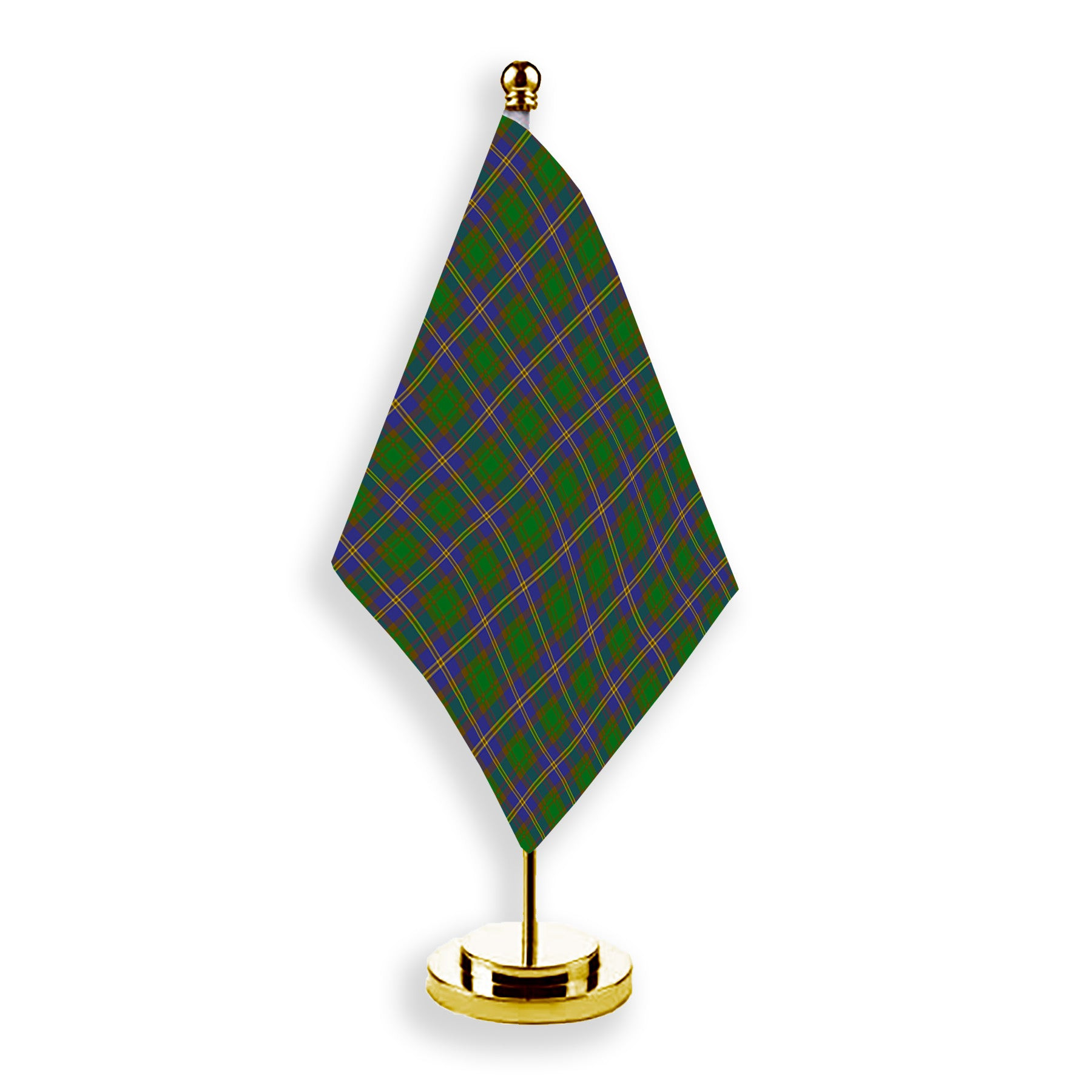 ScotsTee Shop Scottish Strange of Balkaskie SC Tartan Plaid Desk Flag