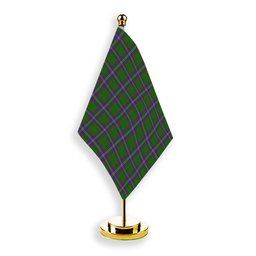 ScotsTee Shop Scottish Strange of Balkaskie SC Tartan Plaid Desk Flag
