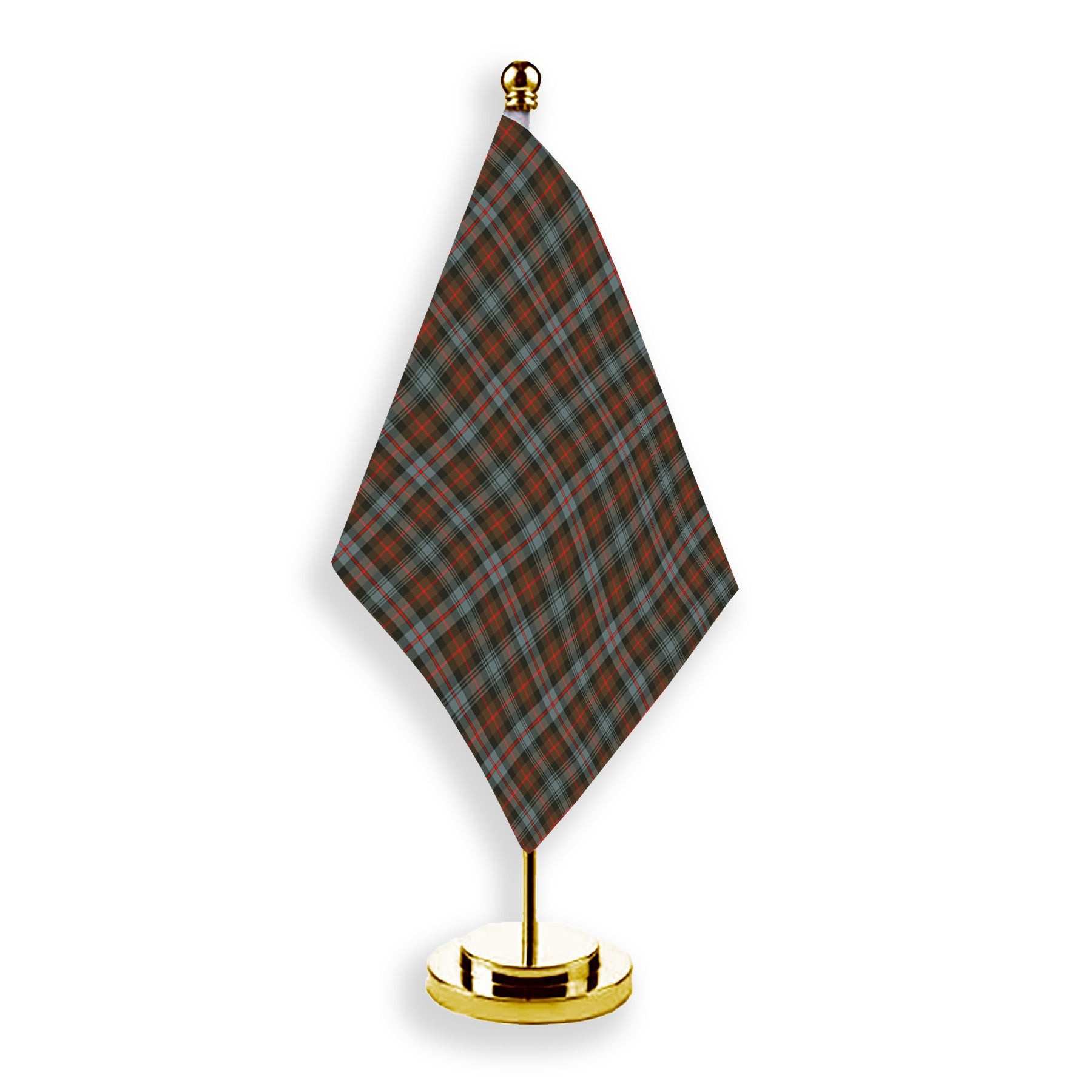 ScotsTee Shop Scottish Murray of Atholl Weathered Tartan Plaid Desk Flag