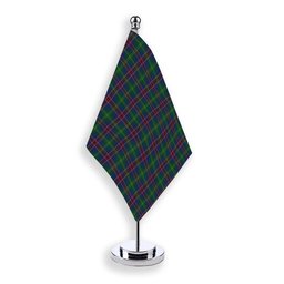 ScotsTee Shop Scottish Hart of Scotland Tartan Plaid Desk Flag