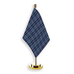 ScotsTee Shop Scottish McRae of America Tartan Plaid Desk Flag