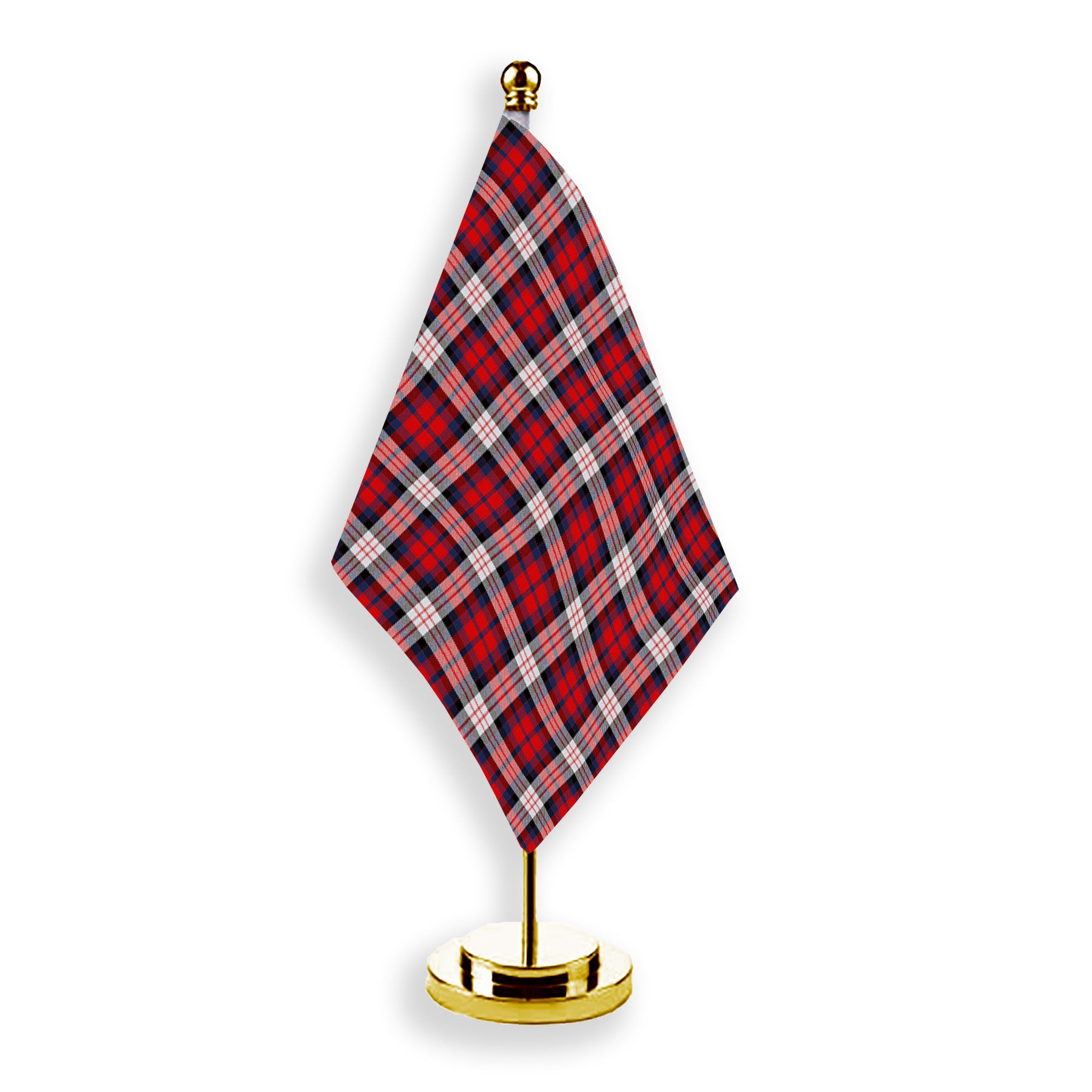 ScotsTee Shop Scottish McDonald Dress Irish Modern Tartan Plaid Desk Flag