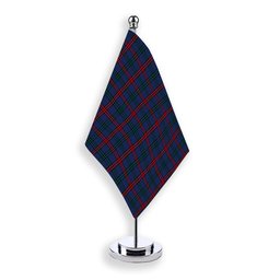 ScotsTee Shop Scottish Montgomery of Ayrshire Modern Tartan Plaid Desk Flag