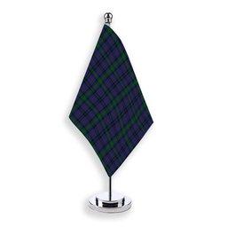 ScotsTee Shop Scottish Hope-Vere Weir Tartan Plaid Desk Flag