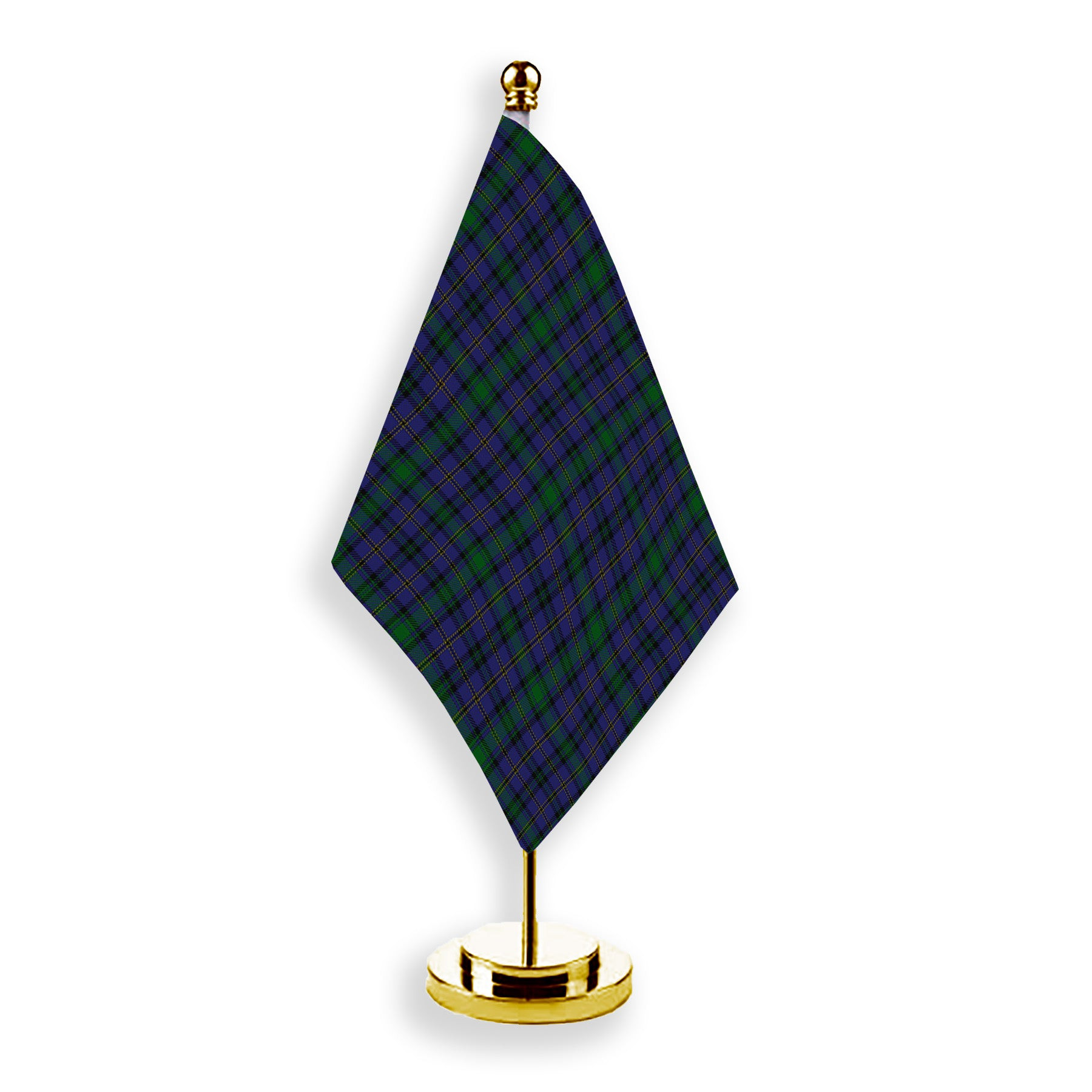 ScotsTee Shop Scottish Hope-Vere Weir Tartan Plaid Desk Flag