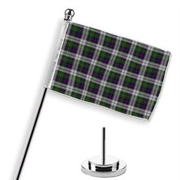 ScotsTee Shop Scottish MacCallum Dress - TD Tartan Plaid Desk Flag