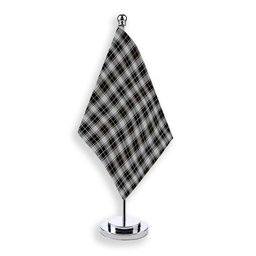 ScotsTee Shop Scottish MacFie of Colonsay Dress Tartan Plaid Desk Flag
