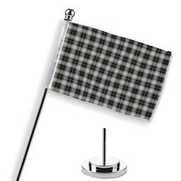 ScotsTee Shop Scottish MacFie of Colonsay Dress Tartan Plaid Desk Flag