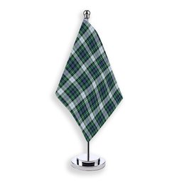 ScotsTee Shop Scottish McKenzie Dress Ancient Tartan Plaid Desk Flag