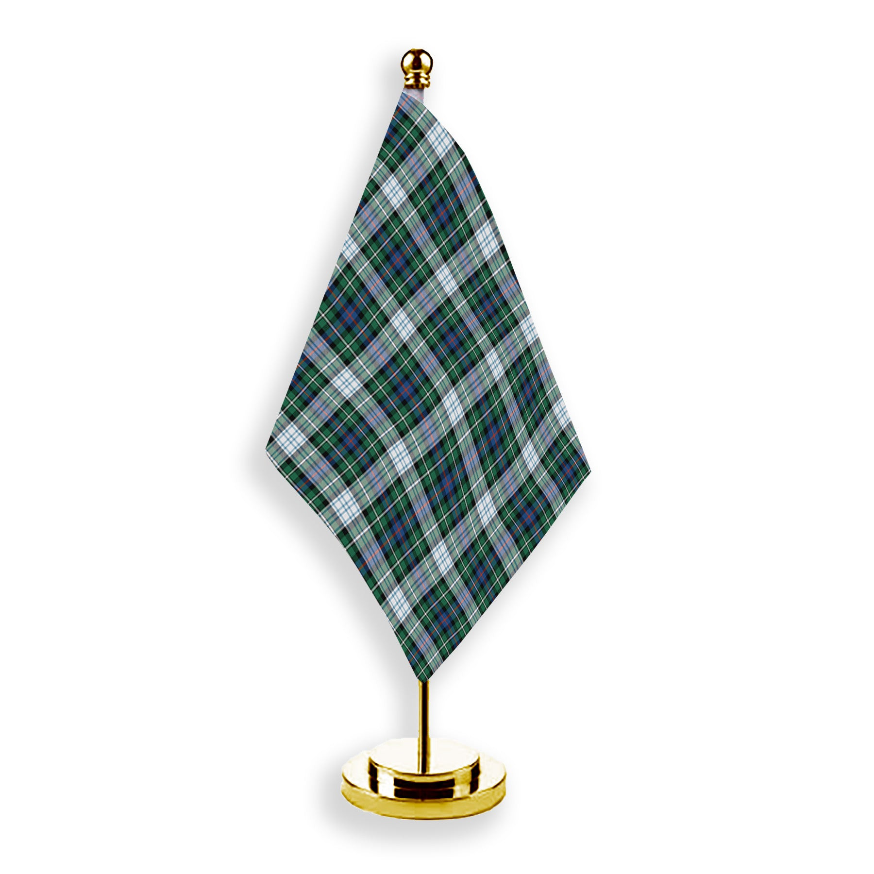 ScotsTee Shop Scottish McKenzie Dress Ancient Tartan Plaid Desk Flag