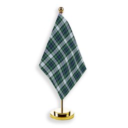 ScotsTee Shop Scottish McKenzie Dress Ancient Tartan Plaid Desk Flag