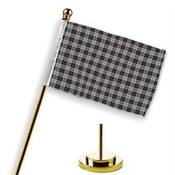 ScotsTee Shop Scottish McPherson Dress Ancient Tartan Plaid Desk Flag