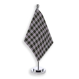 ScotsTee Shop Scottish McPherson Dress Ancient Tartan Plaid Desk Flag