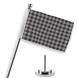 ScotsTee Shop Scottish McPherson Dress Ancient Tartan Plaid Desk Flag
