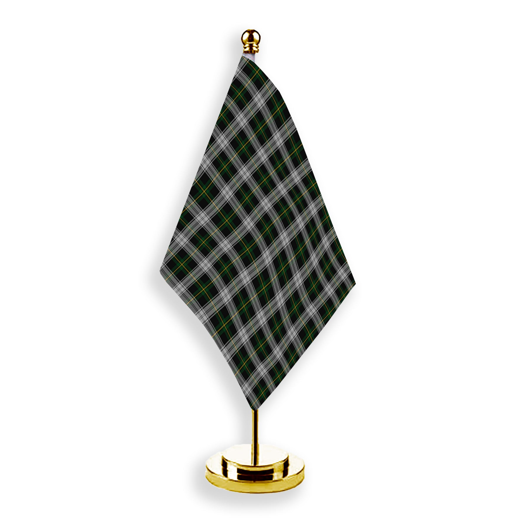 ScotsTee Shop Scottish Gordon Dress MacGregor-Hastie Tartan Plaid Desk Flag