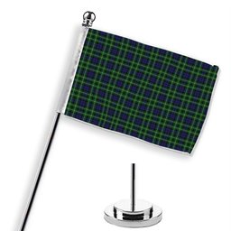 ScotsTee Shop Scottish Graham of Montrose 2 Tartan Plaid Desk Flag
