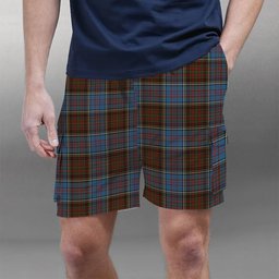 ScotsTee Shop Scottish Anderson MacGregor Hastie 3 Tartan Plaid Cargo Shorts for Men