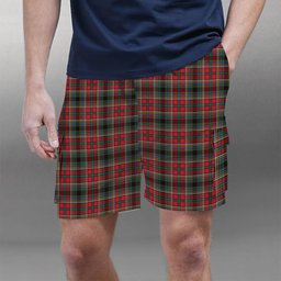 ScotsTee Shop Scottish Anderson of Arbrake SC Tartan Plaid Cargo Shorts for Men