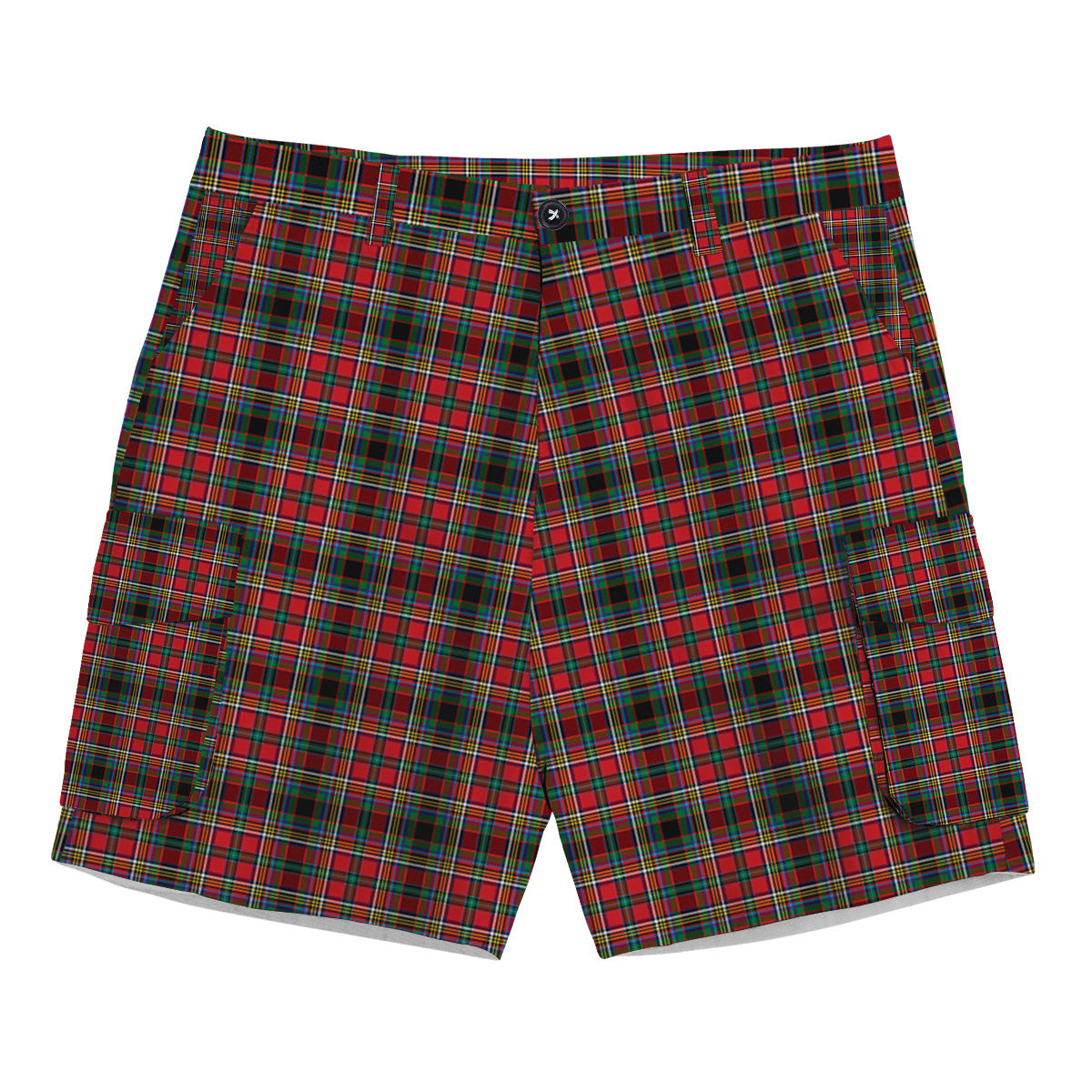 ScotsTee Shop Scottish Anderson of Arbrake SC Tartan Plaid Cargo Shorts for Men