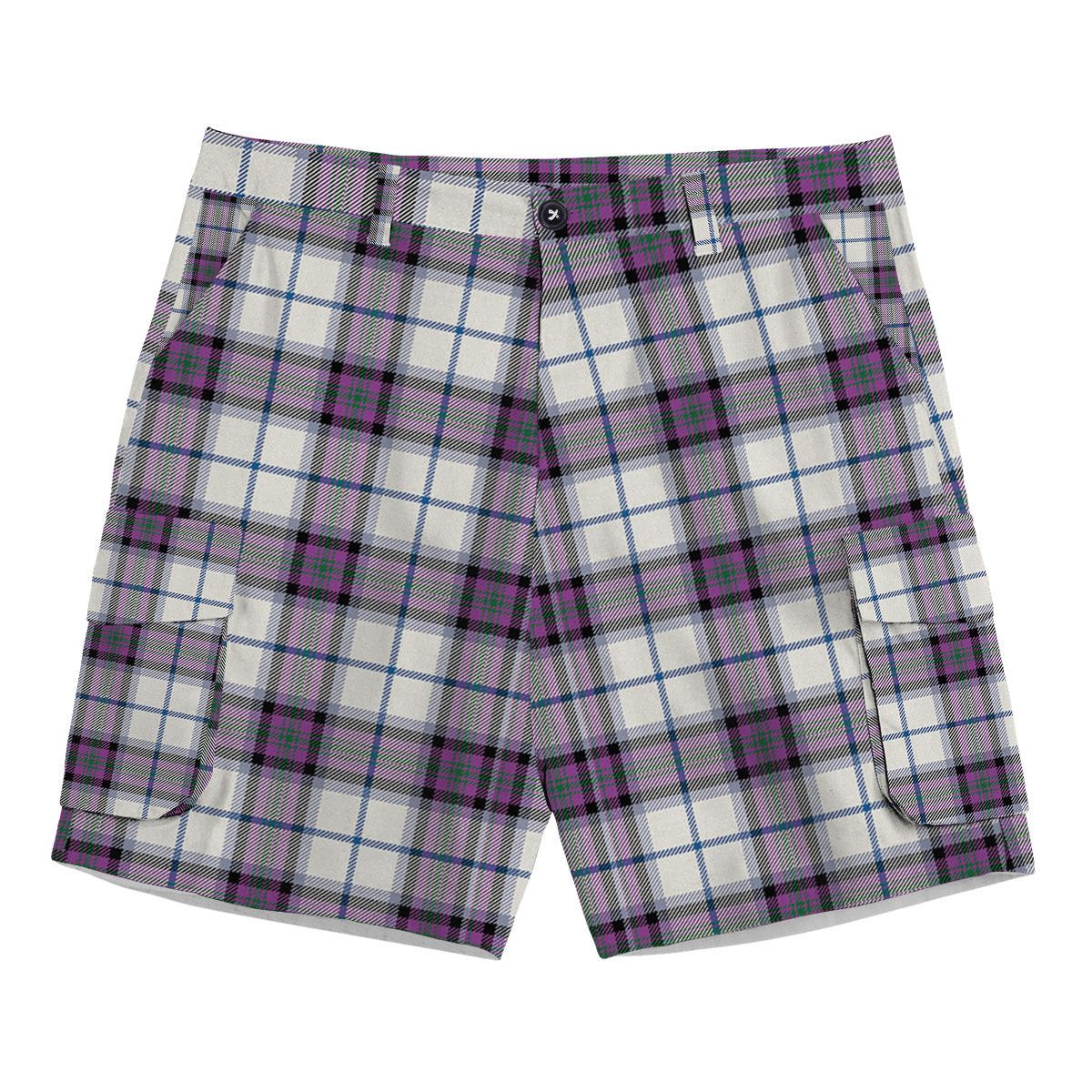 ScotsTee Shop Scottish Alexander of Menstry Dress Ancient Tartan Plaid Cargo Shorts for Men