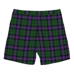 ScotsTee Shop Scottish Armstrong Modern Tartan Plaid Cargo Shorts for Men