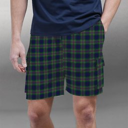 ScotsTee Shop Scottish Australian National Tartan Plaid Cargo Shorts for Men