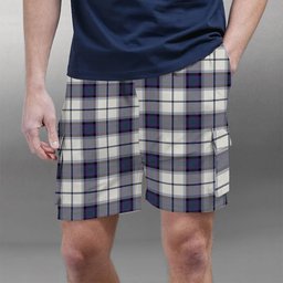 ScotsTee Shop Scottish Alexander of Menstry Dress Modern Tartan Plaid Cargo Shorts for Men