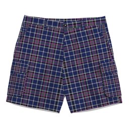 ScotsTee Shop Scottish Alexander of Menstry Modern Tartan Plaid Cargo Shorts for Men