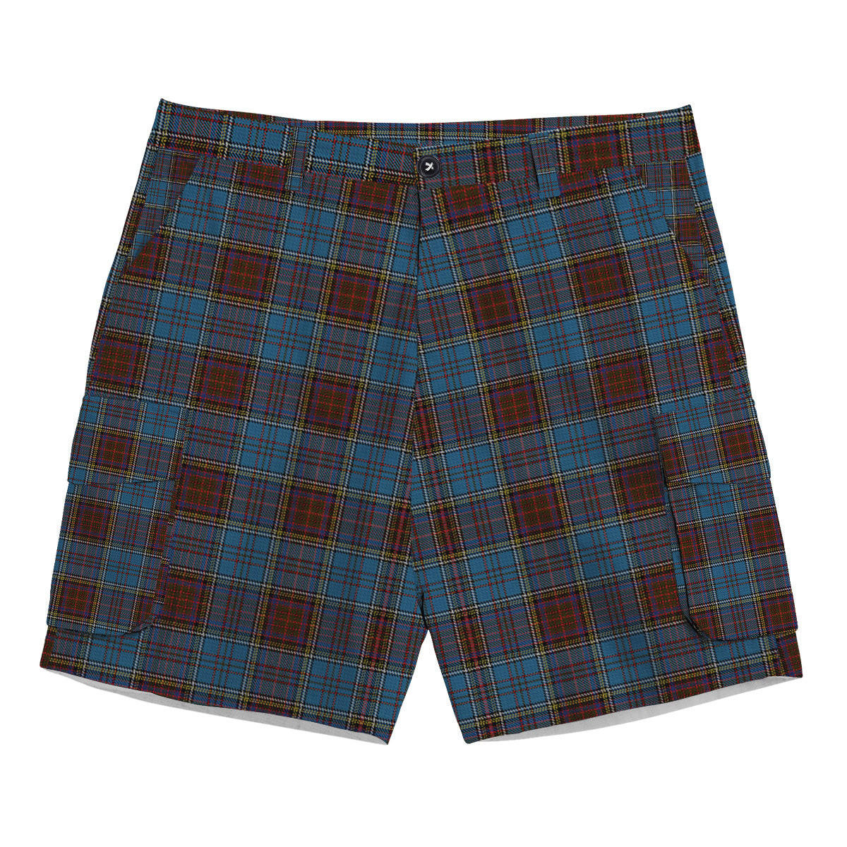 ScotsTee Shop Scottish Anderson Paton Tartan Plaid Cargo Shorts for Men