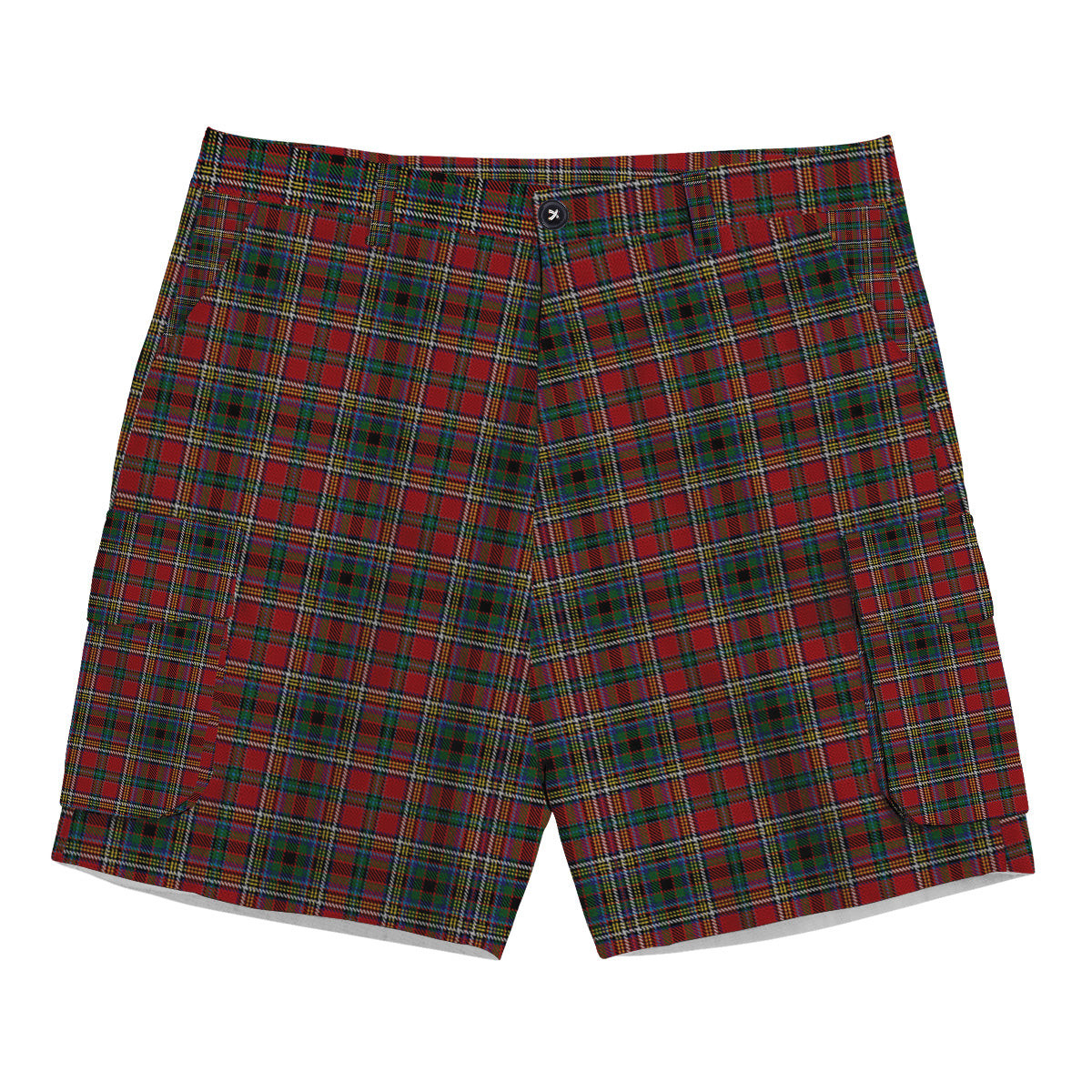 ScotsTee Shop Scottish Anderson of Ardbrake Tartan Plaid Cargo Shorts for Men