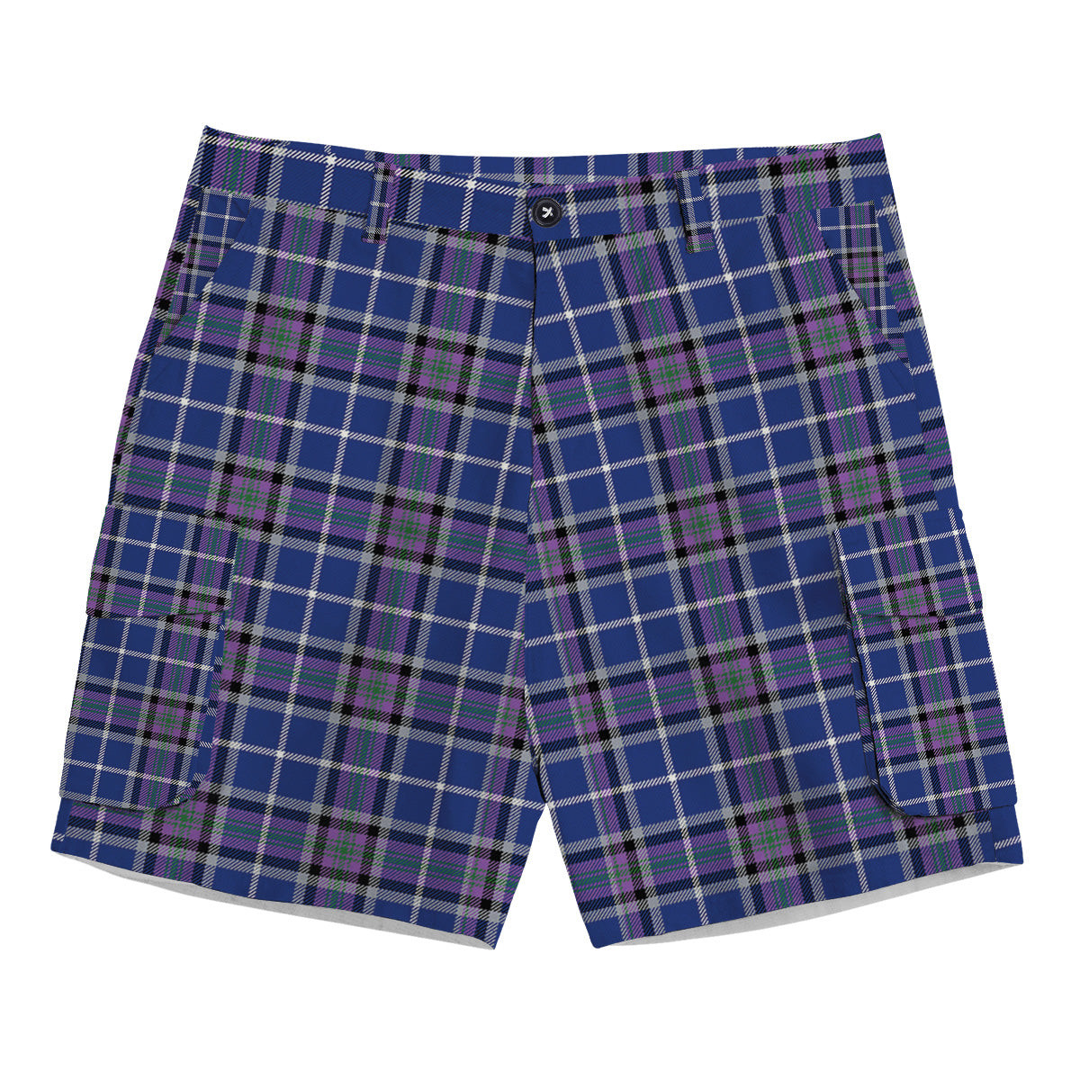 ScotsTee Shop Scottish Alexander of Menstry Ancient Tartan Plaid Cargo Shorts for Men