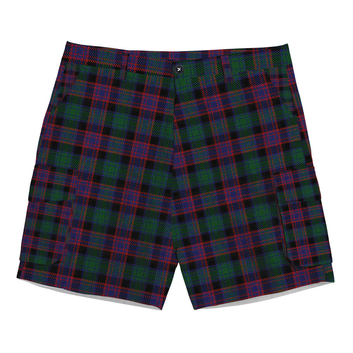 ScotsTee Shop Scottish Alexander Hunting Personal Tartan Plaid Cargo Shorts for Men