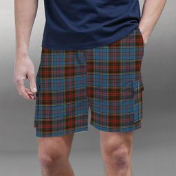 ScotsTee Shop Scottish Anderson MacGregor Hastie 1 Tartan Plaid Cargo Shorts for Men
