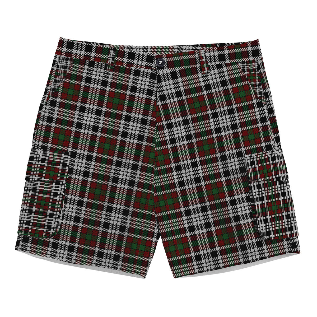 ScotsTee Shop Scottish Borthwick Dress Tartan Plaid Cargo Shorts for Men