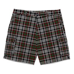 ScotsTee Shop Scottish Borthwick Dress Tartan Plaid Cargo Shorts for Men