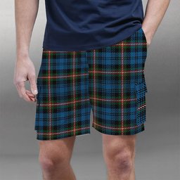 ScotsTee Shop Scottish Blanton Dress Tartan Plaid Cargo Shorts for Men