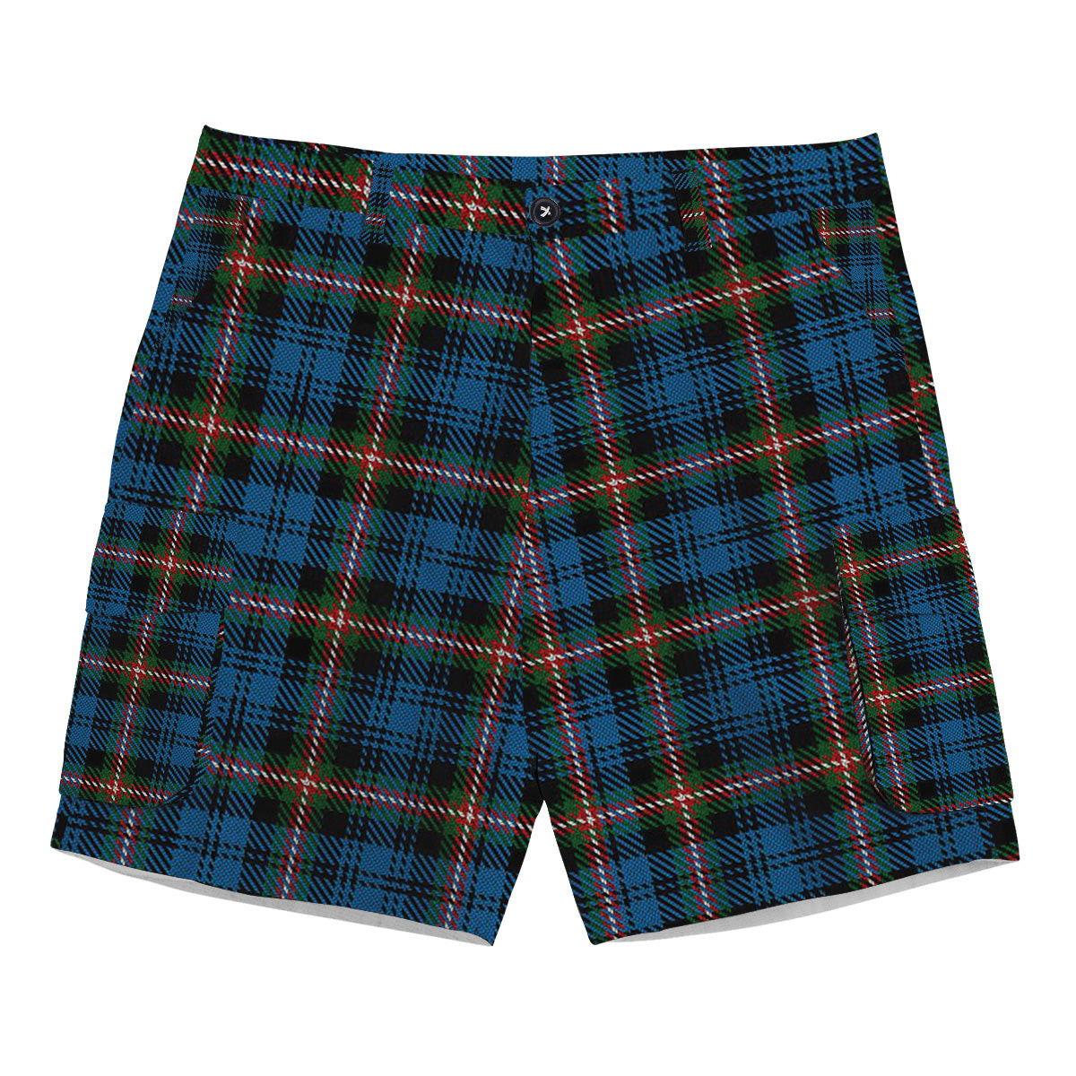 ScotsTee Shop Scottish Blanton Dress Tartan Plaid Cargo Shorts for Men